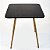 Mesa Quadrada Sofia 70cm - Preto - Imagem 2