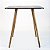 Mesa Quadrada Sofia 70cm - Preto - Imagem 3