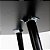 Mesa Redonda Sofia 90cm - All Black - Imagem 5