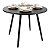 Mesa Redonda Sofia 100cm - All Black - Imagem 1
