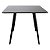 Mesa Quadrada Sofia 90cm - All Black - Imagem 2
