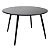 Mesa Redonda Sofia 120cm - All Black - Imagem 2