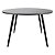 Mesa Redonda Sofia 120cm - All Black - Imagem 3