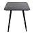 Mesa Quadrada Sofia 70cm - All Black - Imagem 2