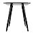 Mesa Quadrada Sofia 70cm - All Black - Imagem 3