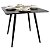 Mesa Quadrada Sofia 80cm - All Black - Imagem 1