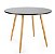 Mesa de Jantar Redonda Sofia 100cm Preta com 4 Cadeiras Siena Branca - Imagem 2