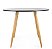 Mesa de Jantar Redonda Sofia 100cm Preta com 4 Cadeiras Siena Branca - Imagem 3