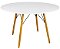 Mesa de Jantar Redonda Eiffel 120cm Branca com 4 Cadeiras Eames Nude - Imagem 3
