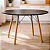 Mesa de Jantar Redonda Eiffel 120cm Preta com 4 Cadeiras Siena Nude - Imagem 2