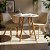 Mesa Redonda Eiffel 70cm Branca com 2 Cadeiras Siena Nude - Imagem 1