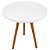 Mesa Redonda Tripé 50cm - Branco - Imagem 3