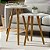 Conjunto 2 Mesas de Canto Redonda 35x30cm / 35x50 - Branco - Imagem 1
