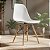 Mesa de Jantar Redonda Eiffel 120cm Louro Freijó com 4 Cadeiras Eames Branca - Imagem 5
