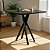 Mesa Quadrada Bistrô 90cm - All Black - Imagem 1
