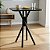 Mesa Quadrada Bistrô 50cm - All Black - Imagem 1