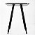Mesa Quadrada Sofia 60cm - All Black - Imagem 4