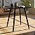 Mesa Quadrada Sofia 60cm - All Black - Imagem 1