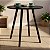 Mesa Redonda Sofia 60cm - All Black - Imagem 1