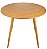 Mesa Redonda Sofia 80cm - Louro Freijó - Imagem 3