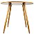 Mesa Redonda Sofia 80cm - Louro Freijó - Imagem 6