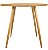 Mesa Redonda Sofia 80cm - Louro Freijó - Imagem 5