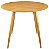 Mesa Redonda Sofia 80cm - Louro Freijó - Imagem 4