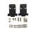 Capa Plástica Preta Kit Longo p/ Conector DB 09 e HD15 VGA - Imagem 2