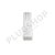 Conector capa luva 1 via para terminal faston 2,8mm fêmea - Imagem 2