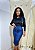 Saia Jeans Midi com detalhes e Botões laterais REF 180 - Imagem 1