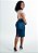 Saia Jeans midi com botões frontais ouro envelhecido REF 161 - Imagem 2