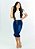 Saia Jeans midi com babados REF 088 - Imagem 1