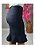 Saia Jeans Preta com babado REF DAYANE053 - Imagem 2