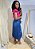 Saia Maxi Midi com fenda frontal lavado escuro REF 0186 - Imagem 2