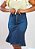 Saia Jeans com recortes na barra REF 195 - Imagem 2