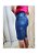 Saia Jeans secretária  REF 151 com detalhe de barra desfiada - Imagem 2