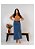 Saia Maxi Midi com recortes laterais e fenda frontal Ref 252 - Imagem 1