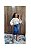 Plus Size- Saia Jeans Midi com detalhes nas laterais REF 202 - Imagem 1