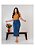 Saia Jeans Midi com fendas laterais Ref 249 - Imagem 1