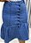 Saia Jeans midi com 1 maria REF 159 lavado claro - Imagem 3