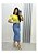Saia Maxi Bolso cargo no Jeans claro REF 222 - Imagem 2