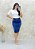 Saia Jeans Midi com bolso social REF 225 - Imagem 1