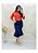 Saia Jeans Midi estilo sereia com fenda frontal REF 230 - Imagem 1