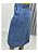 Saia Maxi Midi Jeans assimétrica lavado claro REf 000205 - Imagem 2