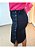 Saia Jeans Preto com Botões Preto Laterais REF 084 - Imagem 2