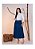 Saia Jeans Maxi Midi Ref 240 lavado escuro - Imagem 1
