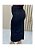 Saia Maxi Midi Jeans Preto Ref 0250 - Imagem 2