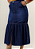 Saia Jeans Longuete com babado Ref MARISA STONE tecido fuido 005 - Imagem 2
