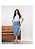 Saia Midi Jeans com Bolso Cargo frontal Ref 006 Thalita Delavê - Imagem 1