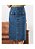 Saia Midi Jeans com Bolso Cargo frontal Ref 006 Thalita Stone - Imagem 3